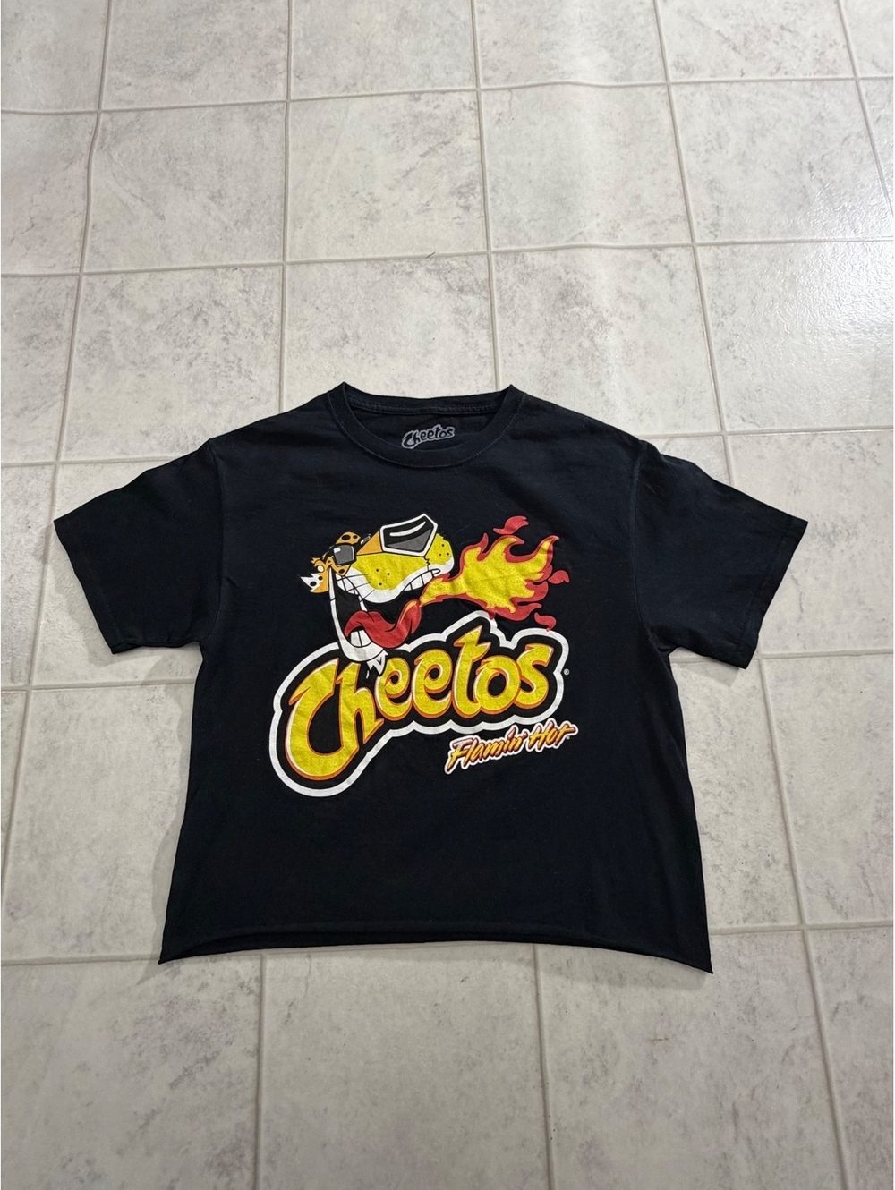 Cheetos black graphic T shirt size S
